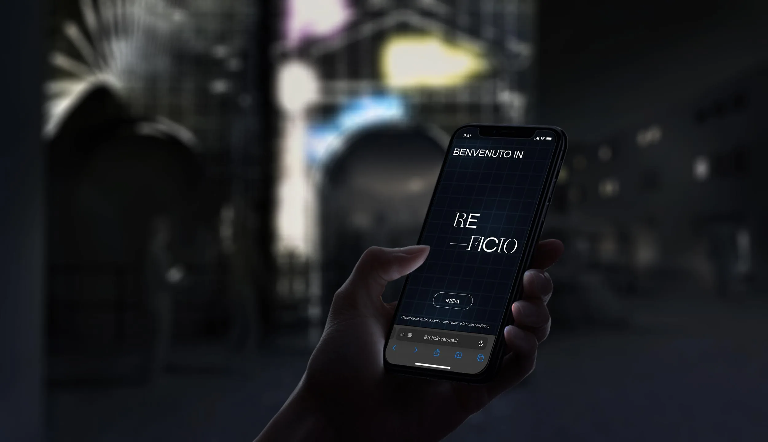 Reficio Verona Webapp Interactive Installation | Carlotta Bacchini