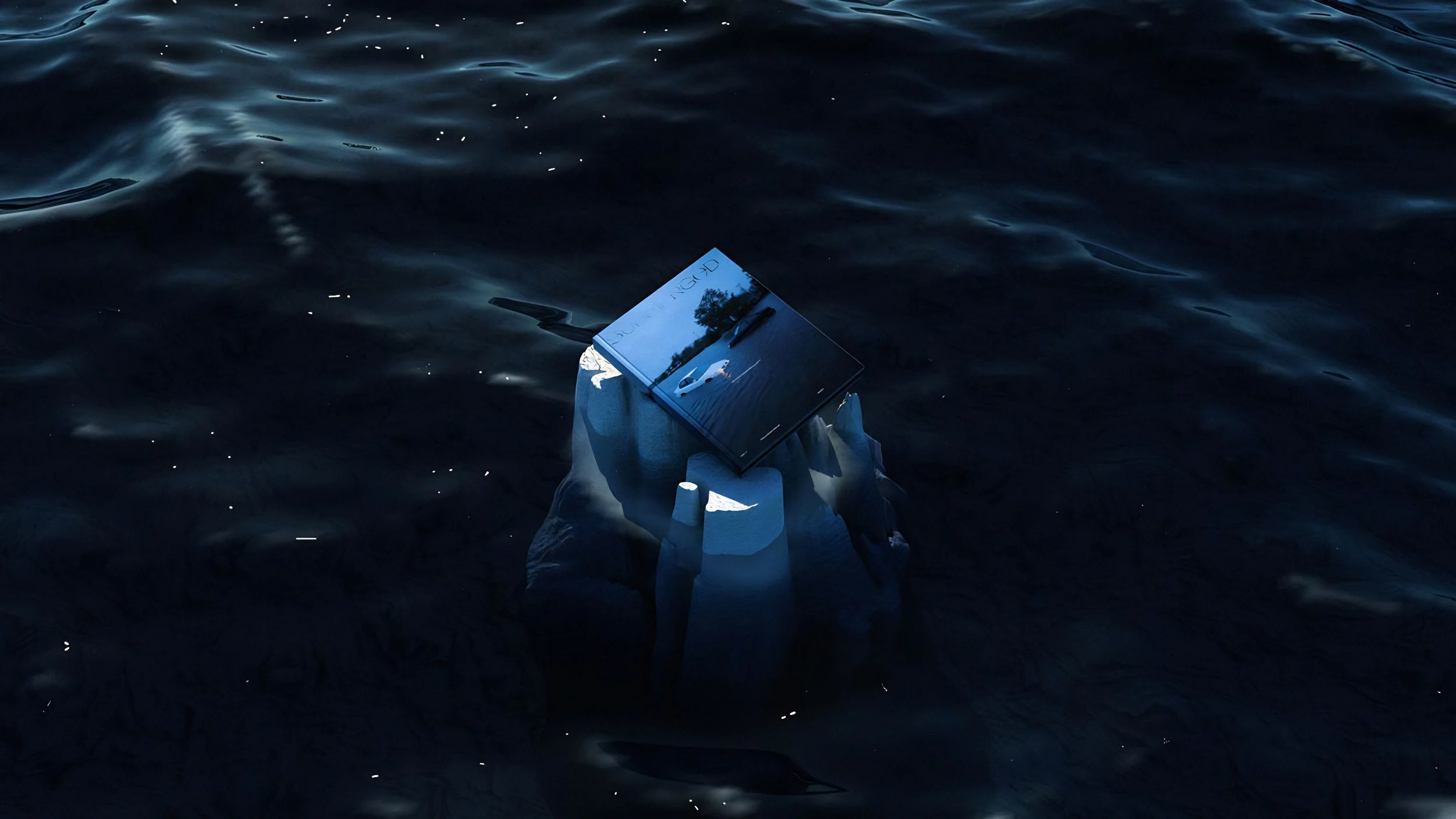 Rendering of Submerged Magazine in a dystopic submerged world | Carlotta Bacchini